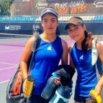 Alina Poleth Rodríguez Amezcua, del Racquet Club Miramar, y María Fernanda Pantoja, del Club Tres Marías