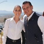 Claudia Sheimbaun y Carlos Torres Piña